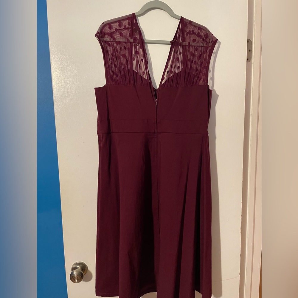 Beautiful Burgundy Dress Size 20